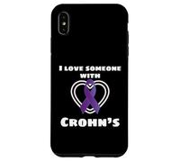 Carcasa para iPhone XS MAX Regalo I Love Someone with Crohns and Colitis