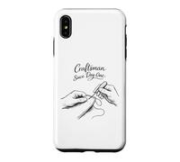 Carcasa para iPhone XS MAX Regalo para Artesano del Cuero Craftsman Since Day One