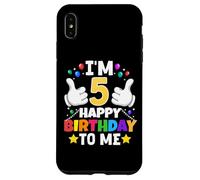 Carcasa para iPhone XS MAX Regalos de cumpleaños con Texto en inglés I'm 5 Year Old Gifts Happy Birthday To Me