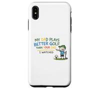 Carcasa para iPhone XS MAX Regalos Divertidos para golfistas de papá Juega Mejor Que tu papá