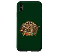 Carcasa para iPhone XS MAX Reggae música Capybara Island Shiba-Inu y Mono como Banda