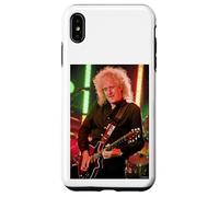 Carcasa para iPhone XS MAX Reina & Adam Lambert Brian May Guitarrista por Dick Barnatt