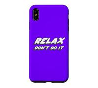 Carcasa para iPhone XS MAX Relájate, no lo Hagas | 80's Music 1980's Hollywood