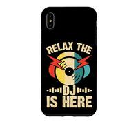 Carcasa para iPhone XS MAX Relax The DJ Is Here Retro Vinyl DJ