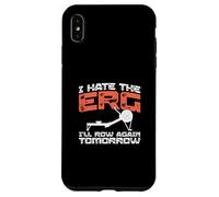 Carcasa para iPhone XS MAX Remo Divertido con Texto en inglés I Hate The Erg I'Ll Row Again Tomorrow