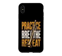 Carcasa para iPhone XS MAX Repeat-Music Trompeta Músico Trompeta Música Trompeta