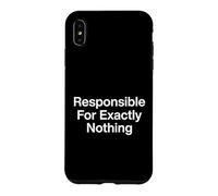 Carcasa para iPhone XS MAX Responsable De Exactamente Nada Viajero De Vacaciones