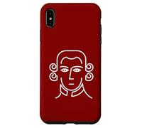 Carcasa para iPhone XS MAX Retrato Minimalista Mozart Amante de la música clásica