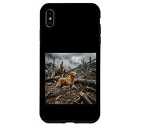Carcasa para iPhone XS MAX Retriever Desastre Ruinas Buscar Rescate Escena