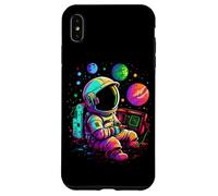 Carcasa para iPhone XS MAX Retro Arcade Planetas Universo Gaming Astronauta