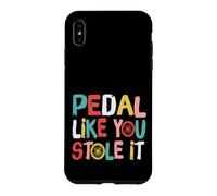 Carcasa para iPhone XS MAX Retro Bicycle Bike Cycling Pedal Like You Stole It Cyclist