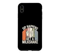 Carcasa para iPhone XS MAX Retro Comida Rápida Nostalgia Vintage Diner Papas Fritas Batidos Hamburguesas
