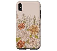 Carcasa para iPhone XS MAX Retro Floral Animal Print Butterfly Boho Flowers Aesthetic