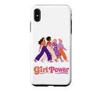 Carcasa para iPhone XS MAX Retro Girl Power Pink Diverse Women Inclusion Groovy 70s