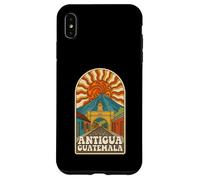 Carcasa para iPhone XS MAX Retro Psychedelic Antigua Guatemala Travel Poster
