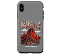Carcasa para iPhone XS MAX Retro Zion National Park Vintage Style Angels Landing Utah