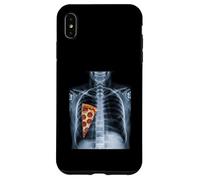 Carcasa para iPhone XS MAX Rib Cage X-Ray Pizza Slice Funny Food Humor Anatomía