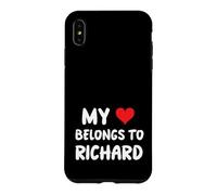 Carcasa para iPhone XS MAX Richard - Mi corazón Pertenece a Richard - Amor