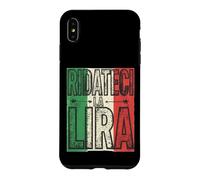 Carcasa para iPhone XS MAX Ridateci La Lira Nostalgia Italiana Prima Repubblica