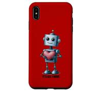 Carcasa para iPhone XS MAX Robot with a Big Heart, Graphic