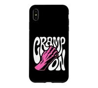 Carcasa para iPhone XS MAX Rock Climbing Cramp On Bouldering Climber Pun