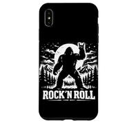 Carcasa para iPhone XS MAX Rock N Roll Bigfoot Sasquatch Yeti Forest Heavy Metal