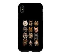 Carcasa para iPhone XS MAX Rock Star Cats Punk Band Kittens Rock'n Roll Regalos Divertidos