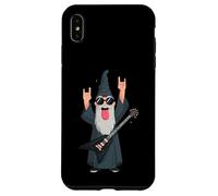 Carcasa para iPhone XS MAX Rock Wizard Divertido Guitarrista Gráfico Juguetón Vibrante