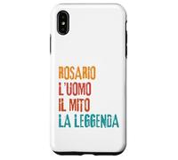 Carcasa para iPhone XS MAX Rosario L'Uomo Il Mito La Leggenda Festa di Compleanno