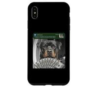 Carcasa para iPhone XS MAX Rottweiler Hay Movimiento en tu Puerta Principal Rottie Silly