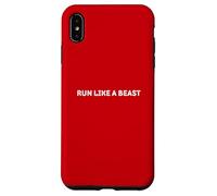 Carcasa para iPhone XS MAX Run Like A Beast - Urban Minimalist Streetwear Graphic tee