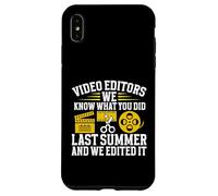 Carcasa para iPhone XS MAX Sabemos lo Que hiciste el Verano Pasado y lo editaste Video Editor