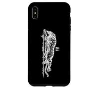 Carcasa para iPhone XS MAX Sak Yant Suea Krajone Tigre Saltando Tatuaje Tailandia BKK