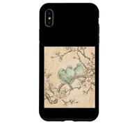 Carcasa para iPhone XS MAX Sakura Birds Harmony Arte de Tinta Japonesa