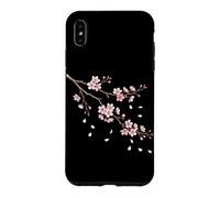 Carcasa para iPhone XS MAX Sakura Branch Blooming Cherry Blossom Arte Vintage japonés