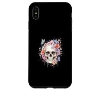 Carcasa para iPhone XS MAX Sakura Cherry Blossom Skull Summer