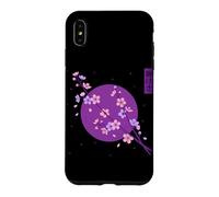 Carcasa para iPhone XS MAX Sakura Moon Blooming Cherry Blossom Flower Anime japonés