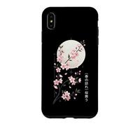 Carcasa para iPhone XS MAX Sakura Moon Blooming Cherry Blossom Japonés Estética Japón