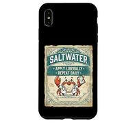 Carcasa para iPhone XS MAX Saltwater Doctor Crab Ocean Vintage Design