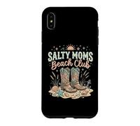 Carcasa para iPhone XS MAX Salty Moms Beach Club - Botas Vaqueras Divertidas y Lindas Occidentales