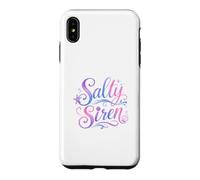 Carcasa para iPhone XS MAX Salty Siren Mermaid Lover Beach Coastal Ocean Cute Mermaid