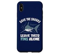 Carcasa para iPhone XS MAX Salva a los Tiburones Deja Sus Aletas Solas Detener el aleteo de tiburón