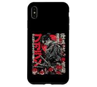 Carcasa para iPhone XS MAX Samurai Guerrero Rojo Araña Lirio Flor Anime Otaku Japonés