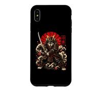 Carcasa para iPhone XS MAX Samurai Wolf Guerrero Japonés Katana Art