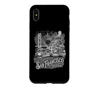 Carcasa para iPhone XS MAX San Francisco California SF Bay Area Skyline y Golden Gate