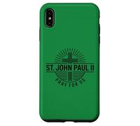 Carcasa para iPhone XS MAX San Juan Pablo II Ruega por Nosotros Devoción Santa Católica