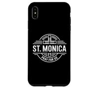 Carcasa para iPhone XS MAX Santa Mónica ruega por Nosotros Patrona Católica