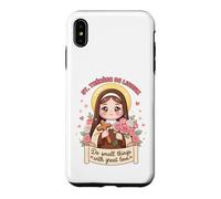 Carcasa para iPhone XS MAX Santa Teresa Lisieux Hacer Pequeñas Cosas Gran Amor por los Cristianos
