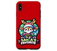 Carcasa para iPhone XS MAX Santas Favorite Cute Reno Christmas Santa Helper