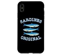 Carcasa para iPhone XS MAX Sardines Tinned Fish Retro Graphic for Men Women